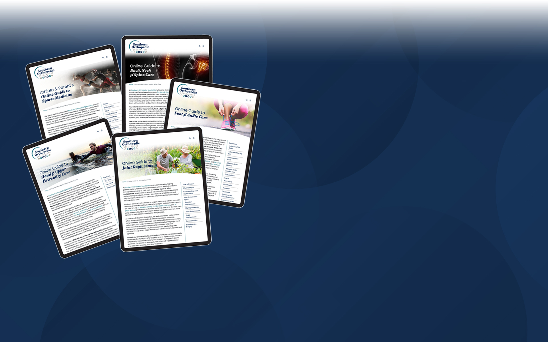 tablets featuring online guides