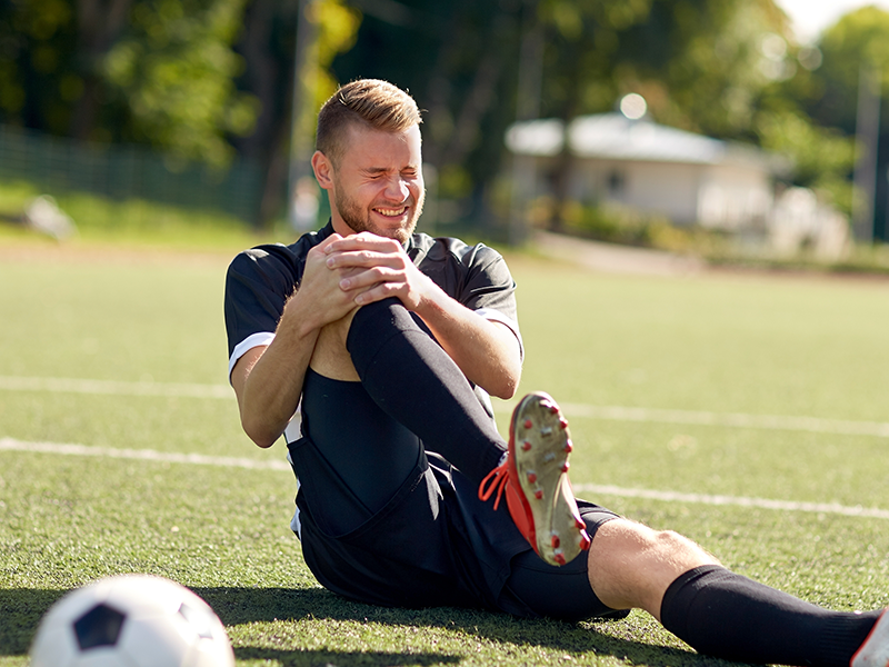 Injured Soccer Player